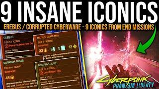 Cyberpunk 2077 EREBUS / CANTO MK6 ULTIMATE GUIDE - 9 Secret Iconics From ENDGAME - Phantom Liberty