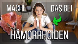 Hämorrhoiden behandeln: Lindere Beschwerden mit diesen Tricks und Übungen (OHNE Hilfsmittel)