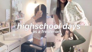 ౨ৎ FIRST days of HIGHSCHOOL // 2024 school year, daily life, what i wear, friends, highschool vlog 