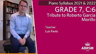 Piano 2021 & 2022 - Grade 7 - Learn more about Ginastera’s Tribute to Roberto Garcia Morillo