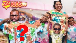 DIY Tie Dye Shirt Challenge with ZZ Kids TV