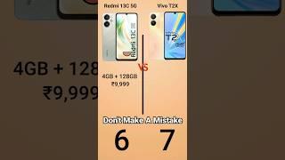 redmi 13c 5g vs vivo t2x