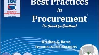 Best Practices in Procurement