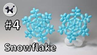 Snowflake - How to Make Balloon Animals #4