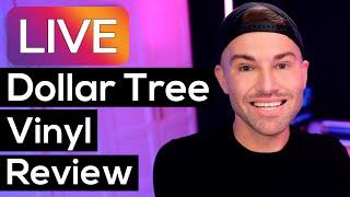  LIVE: Does Dollar Tree Vinyl Work with Cricut?! LIVE Test & Review of Dollar Tree Vinyl