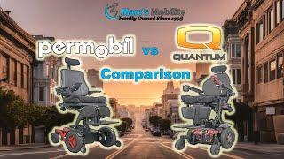 Permobil and Quantum Power Chair Comparison - What's the Difference? High End Rehab Powerchairs