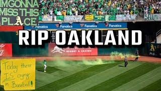 RIP FOREVER, Oakland A's