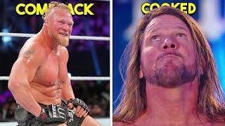 Why Jey Shut Down Jimmy…Brock Lesnar WWE Comeback?…AJ Styles Cooked…Wrestling News & Rumors