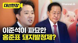 이준석 "저에겐 돼지발정제가 충격"…재소환된 홍준표? [대선현장] / 채널A