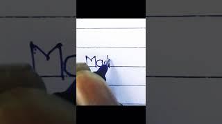 #angel #calligraphy #english #handwriting #youtubeshorts #name #writing #englishhandwriting