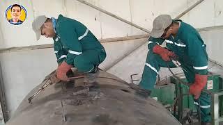 Saudi Welder | Mixer Ball Drum fabrication | Sadik Kabal