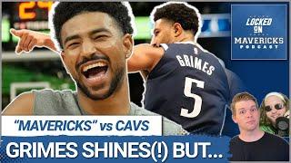 How Quentin Grimes SHINED in "Mavs" Loss to the Cavs | Dallas Mavericks Postgame