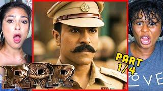 RRR Reaction Part 1/4 w/ Steph & Cortney!! | SS Rajamouli | Ram Charan | Jr. NTR