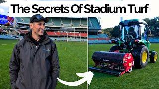 How Adelaide Oval Maintains It's World Class Turf - Full Tour With Curator JT & @LawnTips