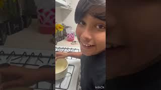 Making Pink Lemonade with Caleb