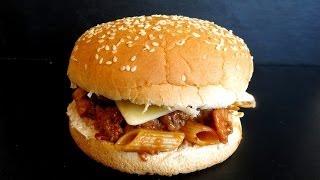 BACON & PASTA CHEESEBURGER