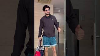 Ibrahim Ali Khan spotted post his workout session. #ibrahimalikhan #bollywoodbubble #shorts