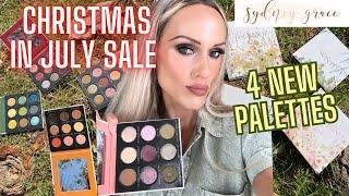 SYDNEY GRACE COSMETICS CHRISTMAS IN JULY SALE DETAILS + 4 NEW EYESHADOW PALETTES