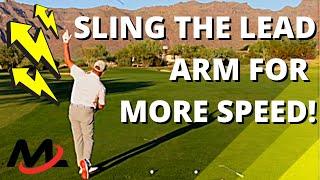 Sling The Lead Arm For More Speed and Control | Milo Lines Golf