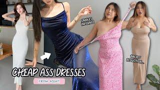 I Try Cheap Dresses From ASIA!!! (built like singles inferno)