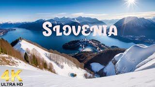 Slovenia 4K - Winter Relaxation Film - Relaxing Music And Stunning Nature Scenes (4K Videos)