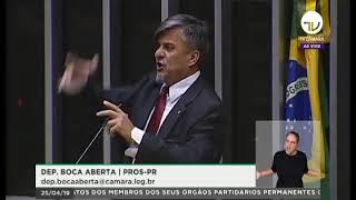 Dep. Boca Aberta (PROS-PR) critica o governador do PR e cobra o presidente Bolsonaro