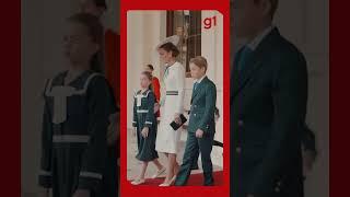 Kate Middleton faz primeira aparição pública após anunciar câncer #g1 #noticias