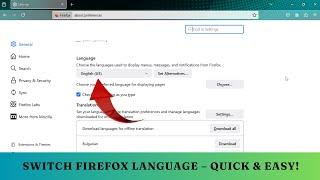 How to Change Language in Firefox Browser | Easy Tech Steps