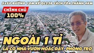 Đất thị xã ở Tây Ninh có gì hay mà chỉ 135tr 1m ngang mà dài tới 50m gần chợ Long Hoa và Tòa Thánh