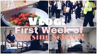 NURSING SCHOOL VLOG | MY FIRST WEEK OF NURSING SCHOOL!