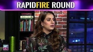 RapidFire | Maham Aamir | The Night Show with Ayaz Samoo