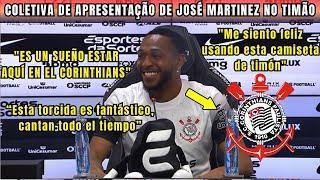 COLETIVA DE APRESENTAÇÃO DO VOLANTE JOSÉ MARTINEZ NO TIMÃO! NOTÍCIAS DO CORINTHIANS