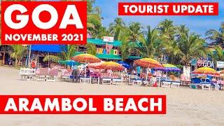 Arambol Beach - November 2021 | Goa Vlog | Shacks Are Open | Goa | Goa 2021 | Russian Beach |