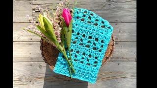  May Flowers ~ Crochet Scarf Tutorial!  Lacy Lattice, Dimensional Texture!