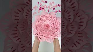 Paper Flower Tutorial, Easter Decor, Paper Flower Backdrop, SVG Template, Floral Flair Studio