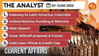 Daily Newspaper Analysis 1st June 2025  | The Hindu Analysis | Indian Express Analysis | The Analyst