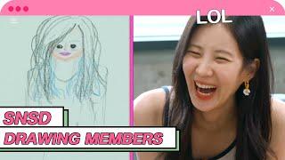 [4K] LOL SNSD Drawing members(ENG SUB)