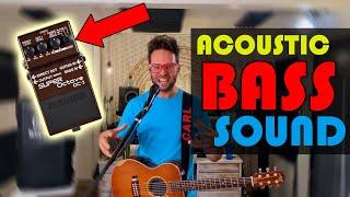 How to get a Bass / Octave sound for Acoustic Guitar