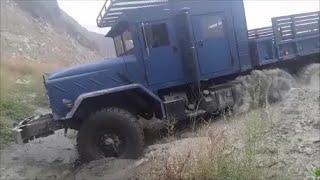 AZUSA CANYON 5 TON MILITARY 6X6 offroad 10/24/21 military truck testing MAKING A PATH