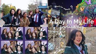 EVERLAND vlog | korea's largest theme park, friends, attractions, food