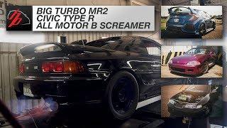 K20 MR2 Turbo, Civic Type R, and 200+ ALL MOTOR B Series Hit The Dyno