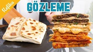 GÖZLEME: Favorite TURKISH Street Food  4 Delicious & Easy Fillings! Perfect for Breakfast or Lunch