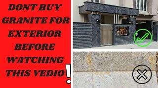 Granite for your exteriors walls Granite for wall caldding