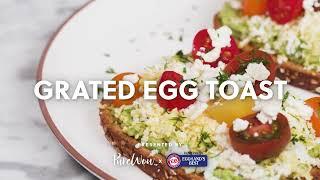 PureWow x Eggland's Best: Grated Egg Toast