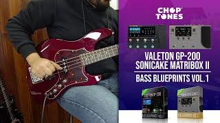 BASS BLUEPRINTS for Valeton GP200 / Sonicake Matribox II | Patches Playthrough (Bass Tones)