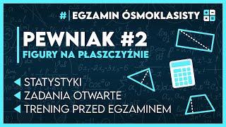 PEWNIAK Z MATMY - ZADANIA Z FIGUR  | Egzamin Ósmoklasisty 2025