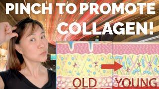 Pinch to boost collagen everyday for 10 min and look 10 years younger!!