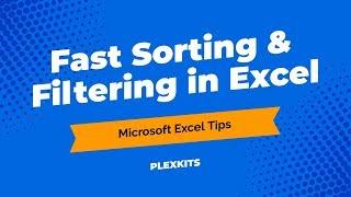 How to Easily Sort and Filter Data in Excel (2019)