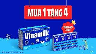 DEAL NÀY 100% HOT! MUA 1 ĐƯỢC 4 TỪ SỮA TƯƠI VINAMILK 100%