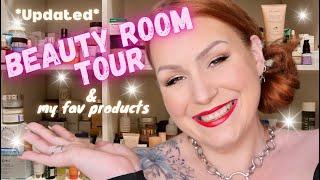 *UPDATED BEAUTY ROOM TOUR* INSIDE OF A BEAUTY GEEK'S BEAUTY ROOM!